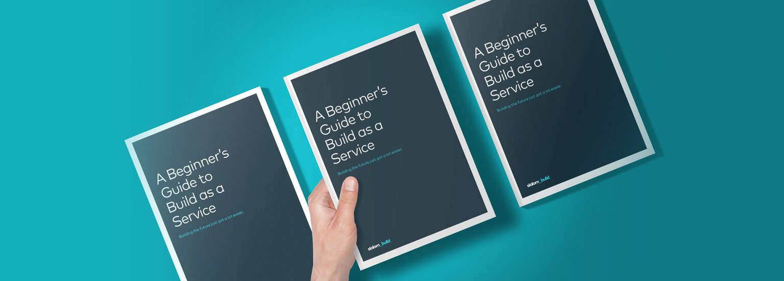 Hand holding a printed Beginner's Guide to BaaS whitepaper.